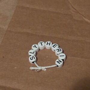 Handmade Miniature Slytherin Potter House accessory / mini bracelet (5 for $15)